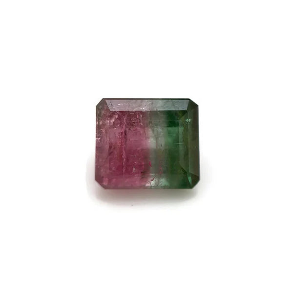 17.95 ct Green Watermelon Tourmaline Polished Slice*20.3 ×20 ×4 *BiColor Watermelon Tourmaline*Loose stone*Jewelry good Making*Green Tourmaline