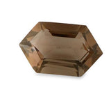 Smoky quartz hexagon cut 10x6mm loose stones