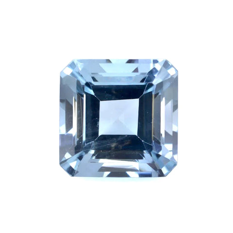 aquamarine asscher octagon cut 8mm loose gemstone