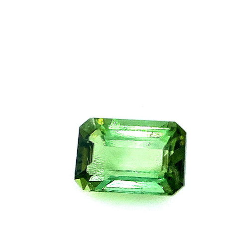 Tourmaline emerald octagon cut - 8x7mm (forest-green)