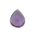 amethyst pear step-cut 17x12mm natural gem 