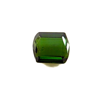 Green tourmaline - Barrel shaped - 8 x 7 mm