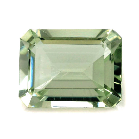 green amethyst prasiolite octagon emerald cut 14X12mm gemstone
