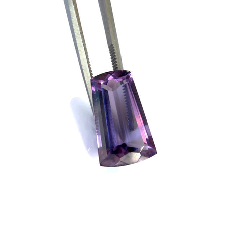 amethyst purple fancy cut trapezoide 16x10mm loose gemstone