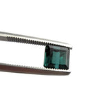 indicolite tourmaline octagon cut 6mm loose gemstone