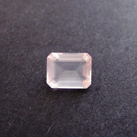 natural rose quartz octagon rectangle cut 10X8mm loose gemstone