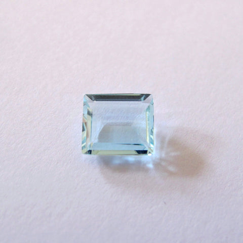 Natural aquamarine octagon cut gemstone 