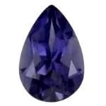 iolite pear cut 10x7mm blue loose gemstone