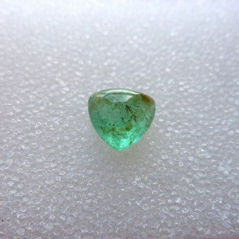 Emerald Cabochon Trillion Shape - 7 x 3 mm