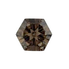 natural smokey quartz hexagon concave cut 12mm gems and stones
