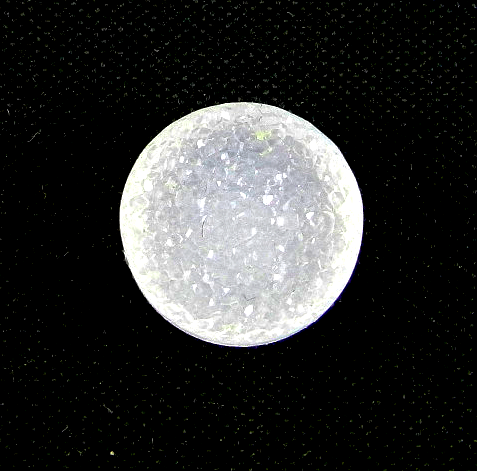 drusy round cut 8mm white loose gemstone