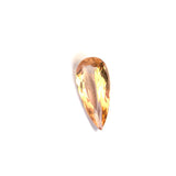 Natural imperial topaz pear cut loose gemstone 8.5x4mm from brazil