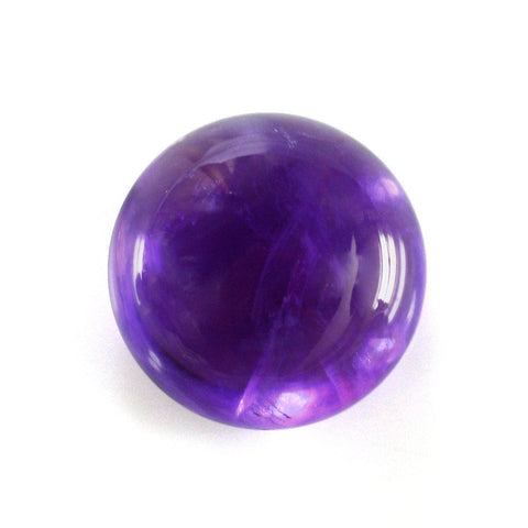 amethyst purple round cabochon 10mm loose gemstone
