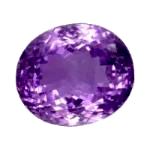 Amethyst purple oval 15x13mm loose gemstone