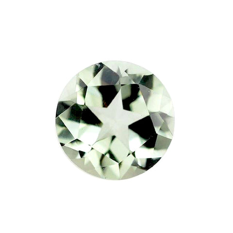green amethyst prasiolite round cut 8mm gemstone 