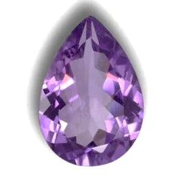 Amethyst pear cut 14x10mm gemstone | Gemstones Brazil