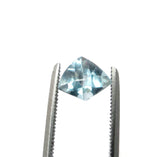 aquamarine blue free-form gemstone