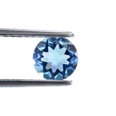 aquamarine natural round cut 6mm loose gemstone extra aquality AAAA