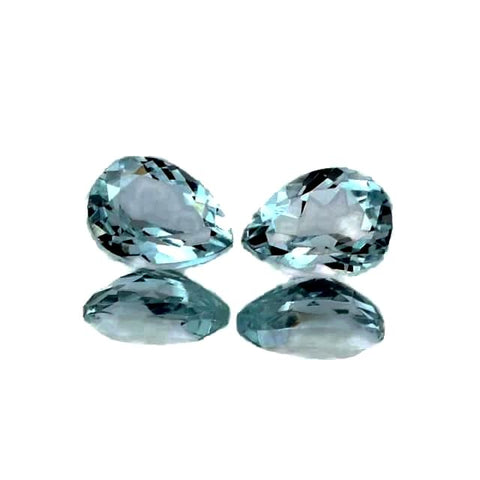 aquamarine pear cut 7x5mm gemstone grade AAAA from Brazil