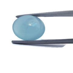 Aquamarine cabochon oval cut - 16x12mm