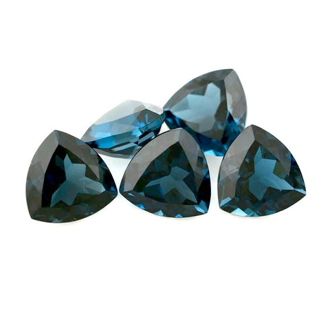 London blue topaz trillion cut 5mm loose gemstone