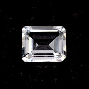 crystal quartz octagon emerald cut 10x8mm loose gemstone