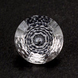 natural crystal quartz round net-cut 14mm loose precious stone