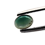 tourmaline cabochon oval shape green 7x5mm jewel