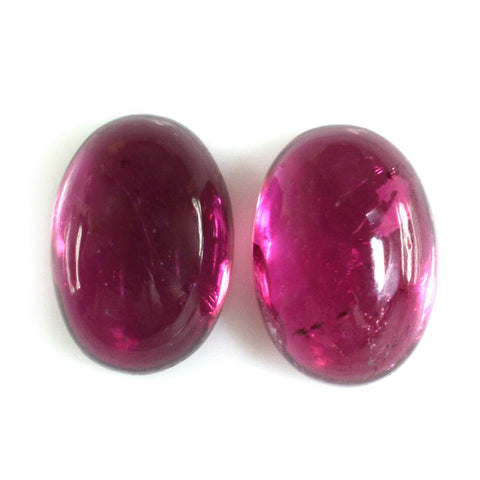 rubillite pink tourmaline oval cabochon 10x8mm loose gemstones