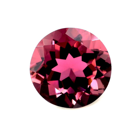 tourmaline pink round cut 6mm loose gemstone