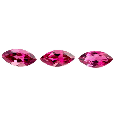 tourmaline marquise cut pink 6x3mm loose gemstone