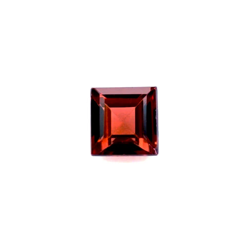 Garnet square cut - 4mm
