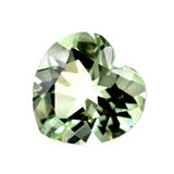 green amethyst prasiolite heart cut 10mm jewel