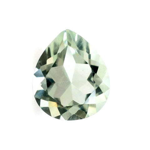 green amethyst prasiolite pear heart 8mm gemstone
