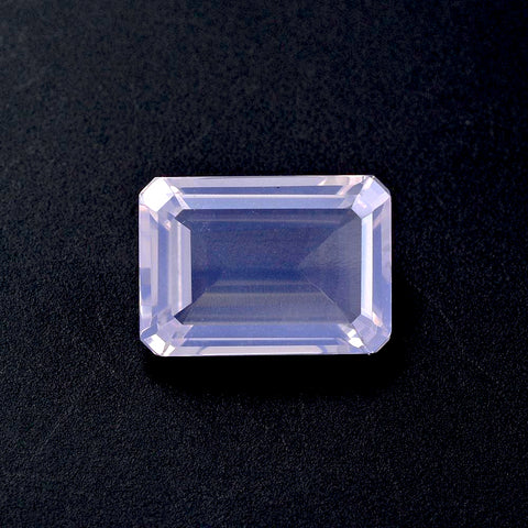 lavender quartz octagon cut 12x10mm natural gemstone