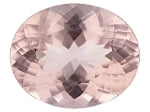 morganite peach pinkish oval cut 11x9mm natural loose gemstone