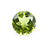 Peridot green round cut 8mm natural gem