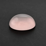 Natural rose quartz oval cut cabochon 13x11mm loose jewel