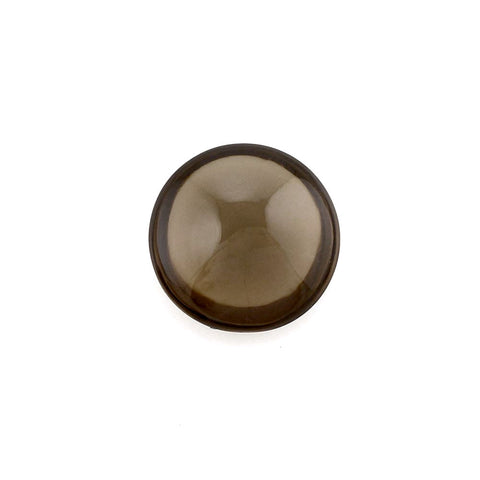 Natural smokey quartz round cut cabochon 4mm gemstone