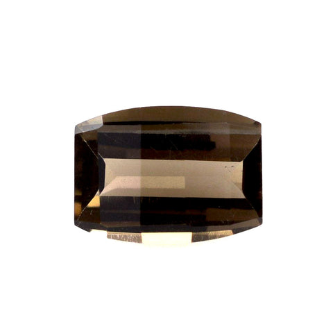 smoky quartz barrel cut 14x10mm loose gemstone