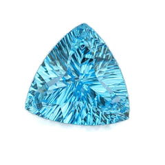 Pendentif topaze bleue naturelle de Londres taille coussin, or blanc 14 carats, pierre de naissance décembre - Canada Pendentif topaze bleue naturelle de Londres taille coussin, or blanc 14 carats, pierre de naissance décembre - Canada