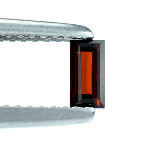 Garnet baguette gem - 10x5mm