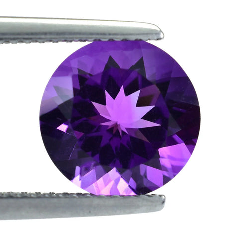 natural 6mm Amethyst loose gemstone