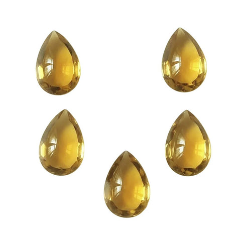 Citrine pear cut cabochon 10x7mm
loose gemstones 