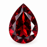 Garnet pear cut 7x5mm loose gemstone