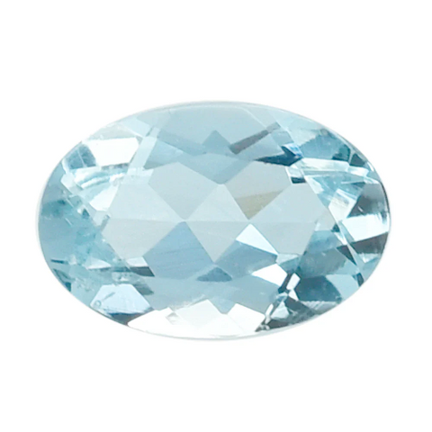 Aquamarine oval cut - 8x6mm