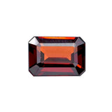 Garnet octagon emerald cut - 8x6mm