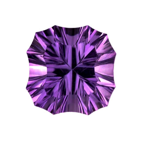 Amethyst cushion gem - 10mm (Fancy)
