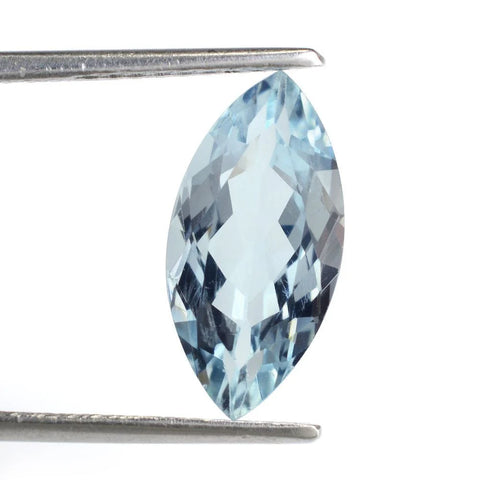Natural aquamarine marquise cut 8x4mm loose gemstone