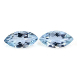 Aquamarine marquise gemstone for engagement ring
